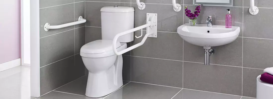 Modern Handicap Bathroom Solutions with Safety Features in Orlando, FL